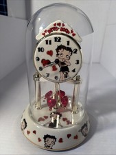 2009 KFS VINTAGE BETTY BOOP PORCELAIN CLOCK ANNIVERSARY CLOCK picture