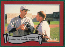 Lefty Crosses Up Catcher Ray Schalk's Signals - 1988 Pacific Eight Men Out #45 picture