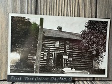 Vintage First Post Office Dayton Ohio Vintage Postcard picture