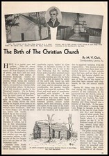 1931 Cane Ridge Kentucky Bourbon County Church 1801 Photo Article Print Ad picture