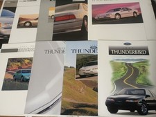 1989-1997 Ford Thunderbird Dealer Brochure Set Each Individual Year Used picture