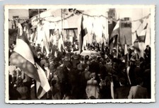 RPPC Yugoslavia Liberation WWII Celebration Parade Real Photo Postcard picture