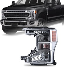 OEM Style Chrome Halogen Headlight Fits 2020-2022 Ford F250 F350 Superduty picture