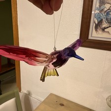 Ganz Crystal Expressions Rainbow Hummingbird Ornament picture
