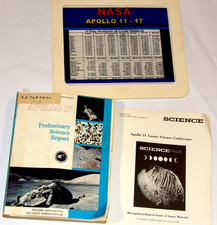 VTG 1973 APOLLO 17 PRELIMINARY SCIENCE REPORT NASA TRANSPARENCY & SCIENCE MAG picture