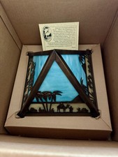 Rare original Tiffany Meyda table Lamp NEW in original packaging box mint cond. picture
