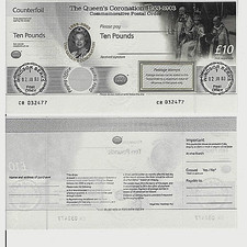 50th Anniversary of Queen's Coronation £10 Postal Order Scarce Presentation Pack picture