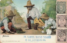 Postcard Mexico: Street Scene Boys Playing, Escena Callejera DB 1910's picture