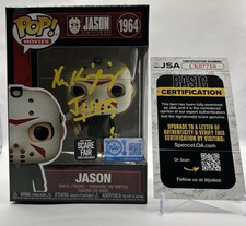 KEN KIRZINGER SIGNED JASON VOORHEES POP FUNKO FIGURE FREDDY VS JASON - JSA COA picture