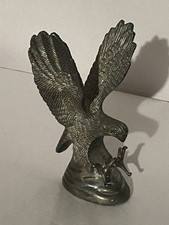 Hampshire Geniune Silverplated Eagle Sculpture Statue Figurine Bird USA picture