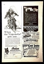 1931 Indian Motorcycle print AD “When the Urge-To-Go gets you….” picture