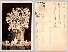 1910 RPPC Harper Anthony Photo Co. Babies in Bucket Arkansas City KS Postcard picture