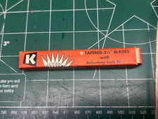 MACHINIST Hm Unused Kastar Precision Thickness Gage 9 Tapered Blades # 601B picture