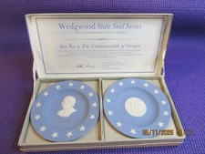 WEDGWOOD LIMITED~ STATE SEAL SERIES~SET#9~THE STATE GEORGIA~SIG.~LYMAN HALL picture