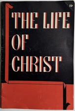 The Life of Christ, Vintage 1934 Holy Devotional Booklet. picture