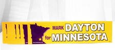 Mark Dayton Minnesota Governor Lot of 10 BUMPER STICKERS Campaign Original picture
