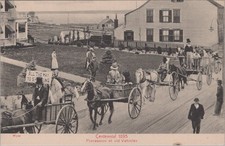 Centennial 1895 Procession Vehicles Nantucket MA Horse Wagon Wyer 1900s Postcard picture