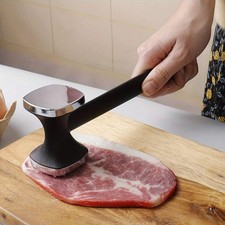 Heavy Duty Kitchen Meat Tenderizer Hammer with Rubber Grip, Stainless Steel Head picture