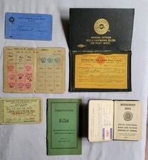 Vintage 1930s Labor Union Lot - Charles F. Lange - UAW, UE, Brooklyn Edison... picture