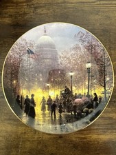 G Harvey Collectors Series The American Dream 1991 Porcelain Plate #1458 picture