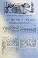 1911 Country Fair in Philippine Islands Moros Cotabato District Dato Piang picture