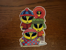 RARE Vintage South Mars Alien South Park Vending Machine Stickers New. picture