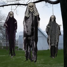3-Pack Hanging Halloween Skeleton Ghosts picture