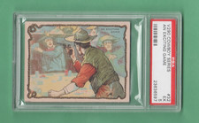 1930s V290 Hamilton Cowboy Series  An Exciting Game # 32  PSA 5  Rare Read picture
