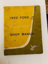 Original 1962 Ford Thunderbird Shop Repair Service Manual picture