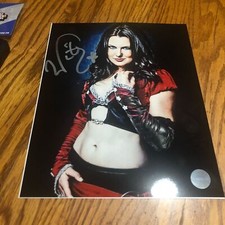 Winter Katie Lea Burchill Autographed Wrestling 8x10 picture