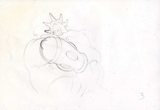 Original Production Drawing of King Triton from the Little Mermaid (1989) picture