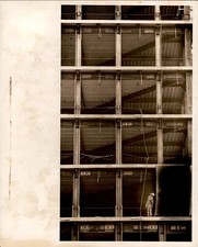 LG17 '73 Original Phil Drake Photo NCNB BANK OFFICE BUILDING CONSTRUCTION WORKER picture