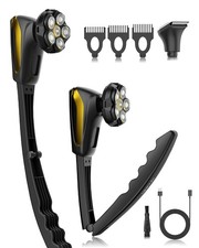 6D Back Shaver for Men: Painless Electric Body & Head Shavers w/Long Handle | Se picture