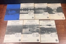 Vintage 70s Reconnaissance Data on Lakes in Washington 7 Vol Set picture