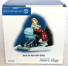 DEPT 56 WHAT AN ADORABLE BABY SNOW VILLAGE CHRISTMAS 55408 picture