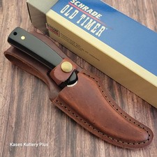 Schrade LTD Sharpfinger Fixed Blade Knife Made In USA W/Sheath Box S152BLP picture