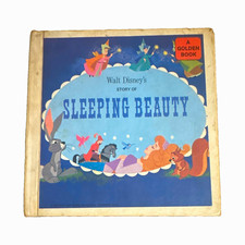 Vintage 1976 Walt Disney Sleeping Beauty Golden Press Goldencraft Hardcover Book picture