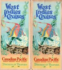 1926 Canadian Pacific DUCHESS OF BEDFORD Cruise Deck Plan Brochure - Many Photos picture