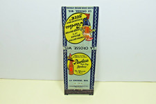 Peerless Beer La Crosse WI Vintage Beer Ad Matchbook Cover picture