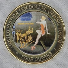 2021 Four Queens Silver Strike $10 Memphis Belle .999 Limited picture