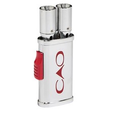 CAO Tailpipe  Flathead Cigar pipe Torch Lighter Double Flame picture