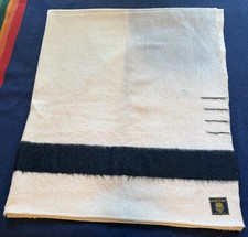 Original Witney Point Indigo Wool Blanket Antique 1930s 86
