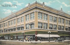 IRON EXCHANGE BUILDING POSTCARD BRAINERD MN MINNESOTA 1910s picture