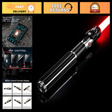 Bluetooth Lightsaber with Smooth Swing, 16 Sound Fonts, Color Change & Motion Co picture