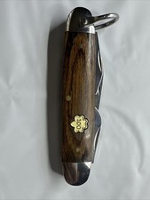 Girl Scouts 100 years  ANNIVERSARY 1912-2012 wood pocket knife BRAND NEW picture