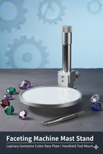 Faceting Machine Mast Stand Gemstone Cutter Base Plate Handheld Tool Mount picture