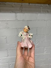 vintage rare pink Christmas Angel Napco Lefton Norcrest Holt Howard era figurine picture