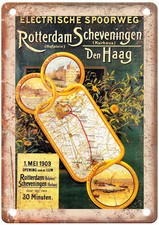 Vintage Scheveningen Travel Poster Retro Look Sign T1798 picture
