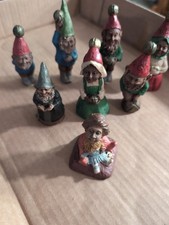 Lot of 9 Vintage Tom Clark,  Sievers, Gnome Figurines - 6 Signed by Artist picture