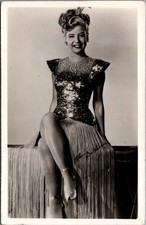 Eleanor Powell Autographed RPPC Vintage Hollywood Star Photo Postcard picture